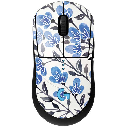 Blue Cherry Blossoms by Cat Coq G Pro Wireless Gaming Mouse Skin